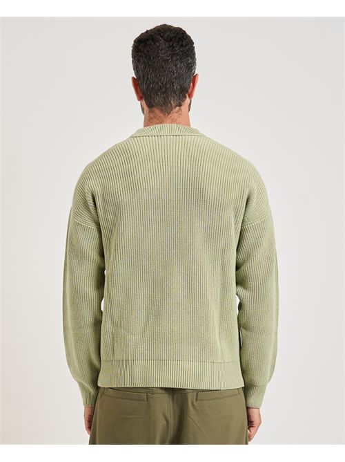 Boss Men's Green Knitted Kalamaro Sweater BOSS | 50546175370