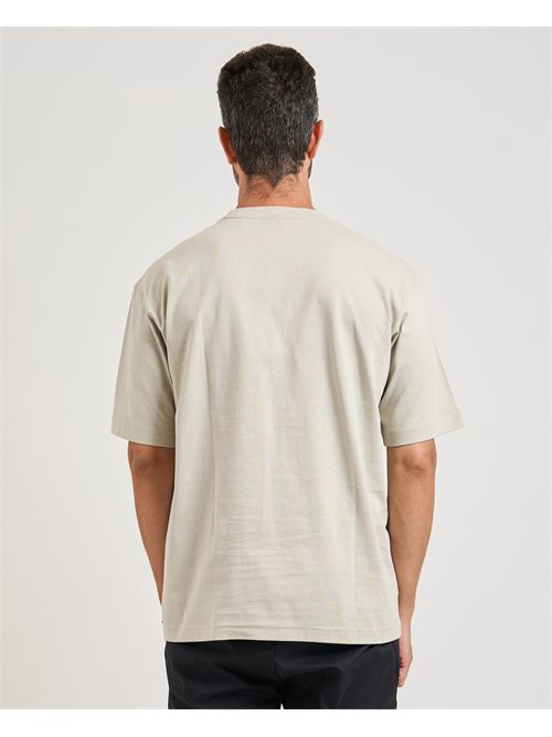 Voyage men's T-shirt Boss beige with graphic BOSS | 50546370271