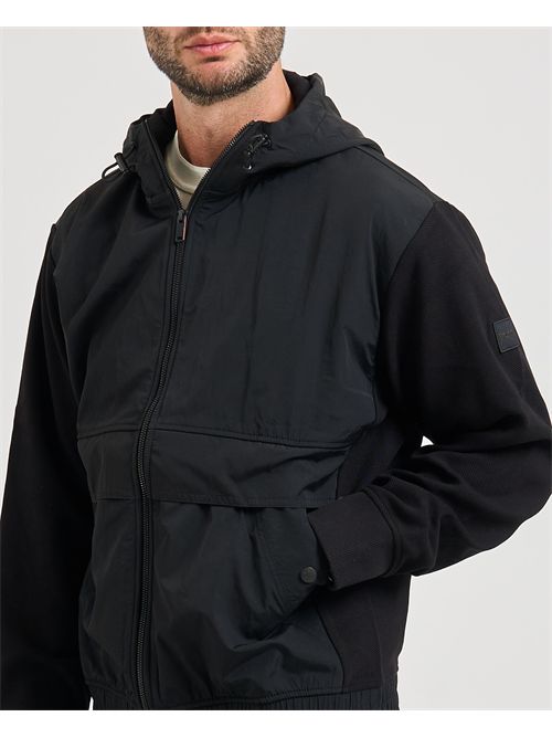 Giacca Hood uomo Boss nera con cappuccio BOSS | 50546514001