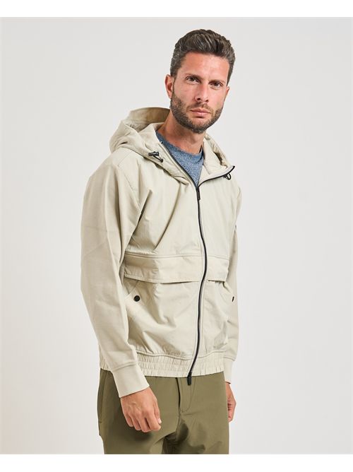Giacca Hood uomo Boss beige con cappuccio BOSS | 50546514271