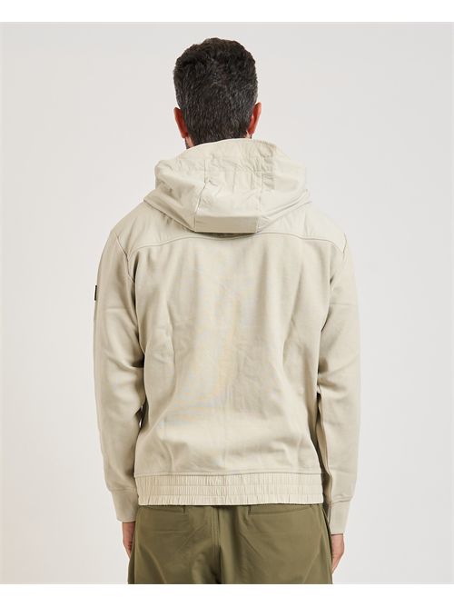 Giacca Hood uomo Boss beige con cappuccio BOSS | 50546514271