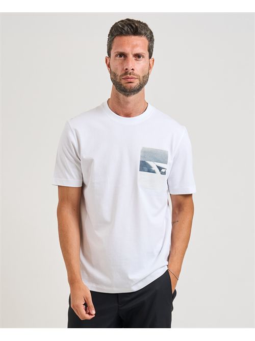 T-shirt Container homme Boss blanc avec illustration BOSS | 50546920100