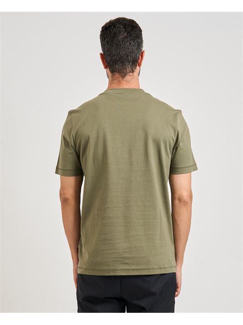 Container men's T-shirt Boss green with artwork BOSS | 50546920342