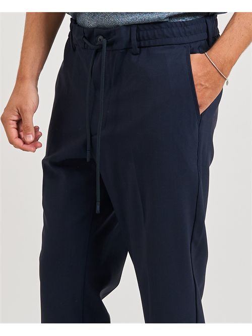 Kane Men's Boss Blue Wool Blend Trousers BOSS | 50546926404