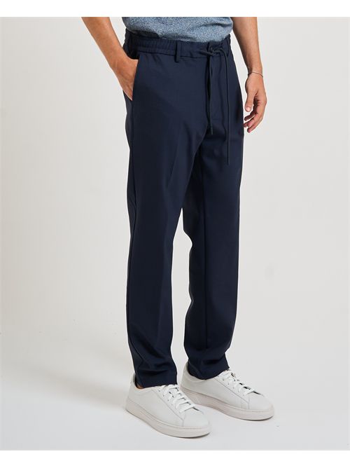 Kane Men's Boss Blue Wool Blend Trousers BOSS | 50546926404