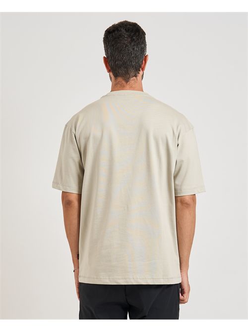 Wagon men's T-shirt Boss beige with print BOSS | 50546958271