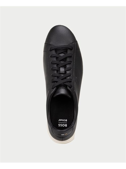 Sneakers Kieran Tenn uomo Boss in pelle martellata BOSS | 50548716002