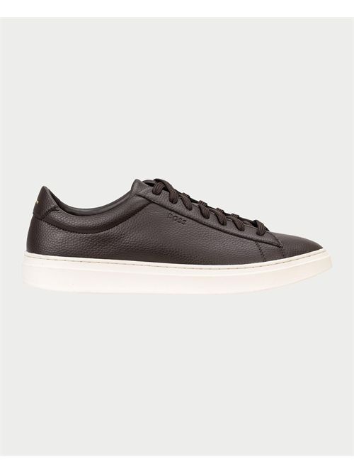 Sneakers Kieran Tenn uomo Boss in pelle martellata BOSS | 50548716202