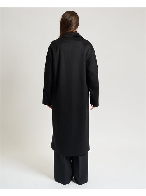Cappotto lungo donna Boss doppiopetto in lana BOSS | 50548735001