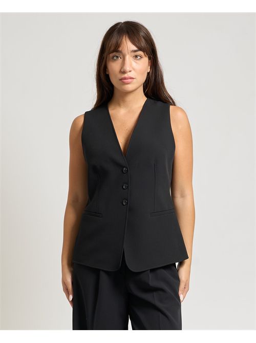 Boss Women's Adjustable Waistcoat in Stretch Crepe BOSS | 50549419001