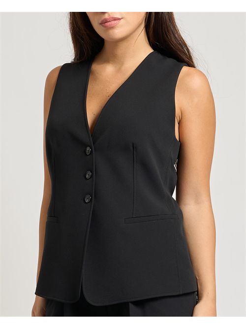 Boss Women's Adjustable Waistcoat in Stretch Crepe BOSS | 50549419001