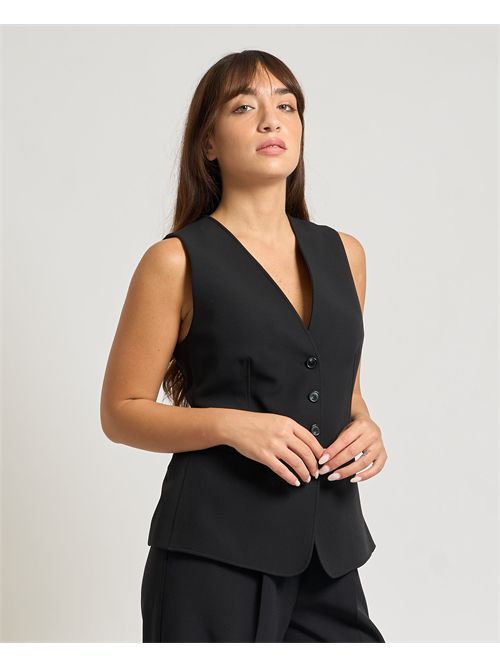 Boss Women's Adjustable Waistcoat in Stretch Crepe BOSS | 50549419001