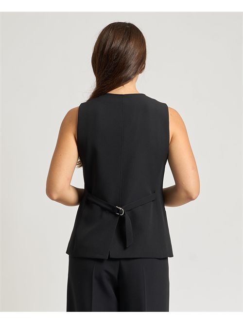 Boss Women's Adjustable Waistcoat in Stretch Crepe BOSS | 50549419001