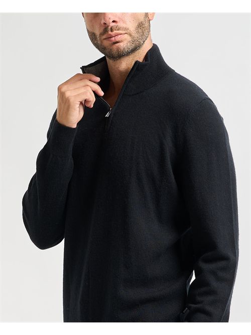 Maglione Hemarlo uomo Boss mezza zip BOSS | 50549984001