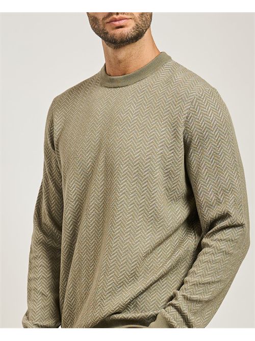 Habito men's sweater Boss brown BOSS | 50549985245