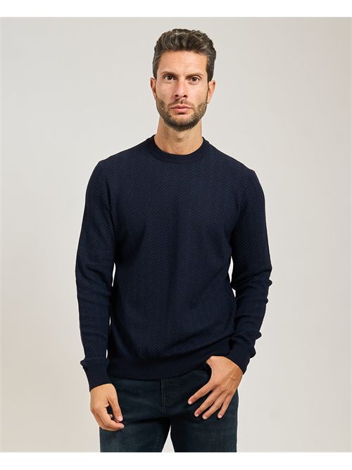 Habito men's sweater Boss blue BOSS | 50549985404