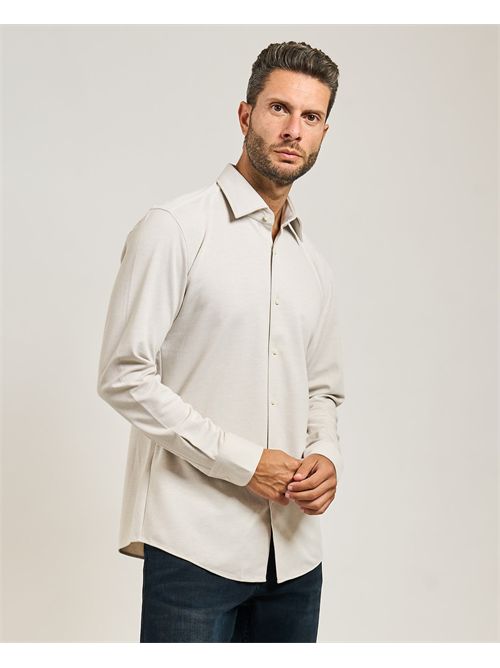 Camicia Hank Kent uomo Boss beige BOSS | 50550565275