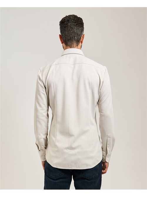 Camicia Hank Kent uomo Boss beige BOSS | 50550565275