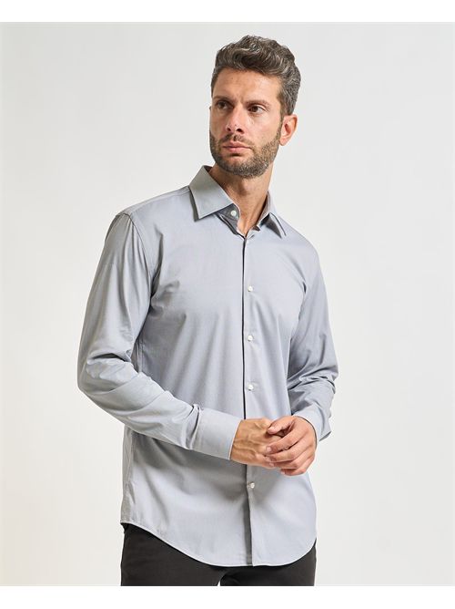 Camicia Hank kent uomo Boss grigio BOSS | 50550644029