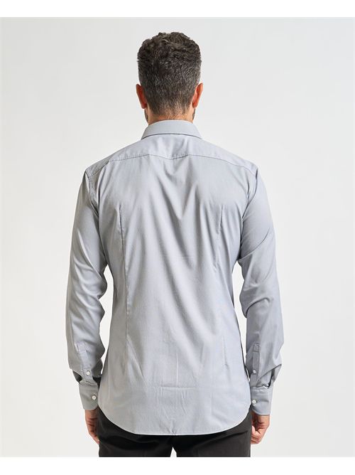 Camicia Hank kent uomo Boss grigio BOSS | 50550644029