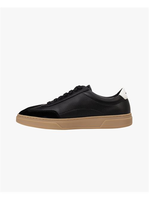 Sneakers Kieran Tenn uomo Boss in pelle martellata BOSS | 50552852012