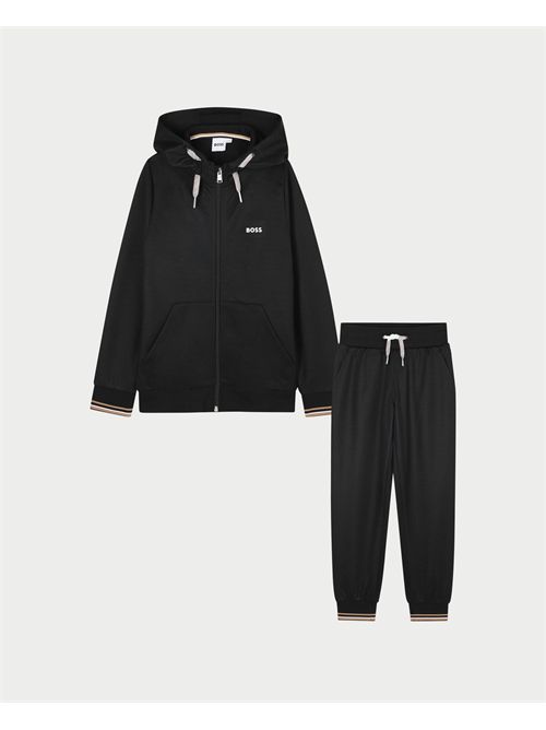 Tuta bambino Boss con felpa con cappuccio BOSS | J5239909B