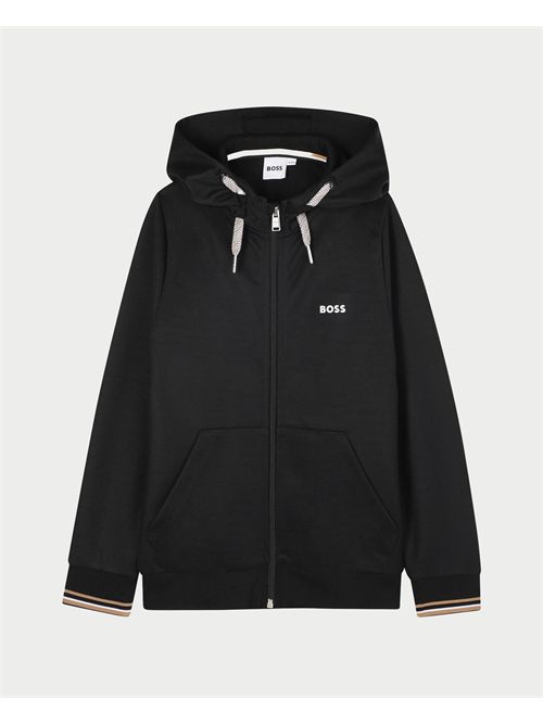 Tuta bambino Boss con felpa con cappuccio BOSS | J5239909B