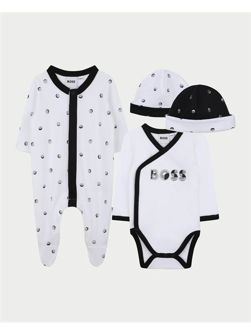 Set neonati Boss con pagliaccetto e body BOSS | J5249210P