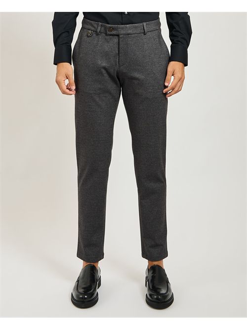 Bugatti men's trousers in soft flannel BUGATTI | 4096-86844D080