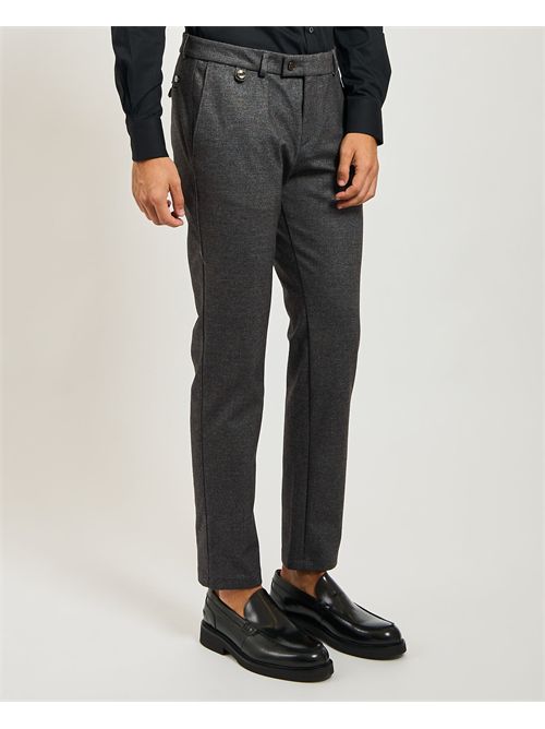 Bugatti men's trousers in soft flannel BUGATTI | 4096-86844D080