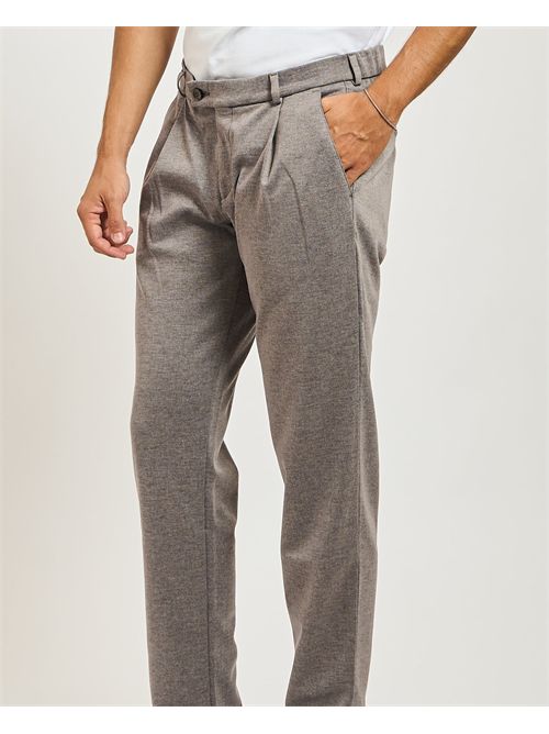 Bugatti men's trousers with pleats BUGATTI | 4236-86843D080