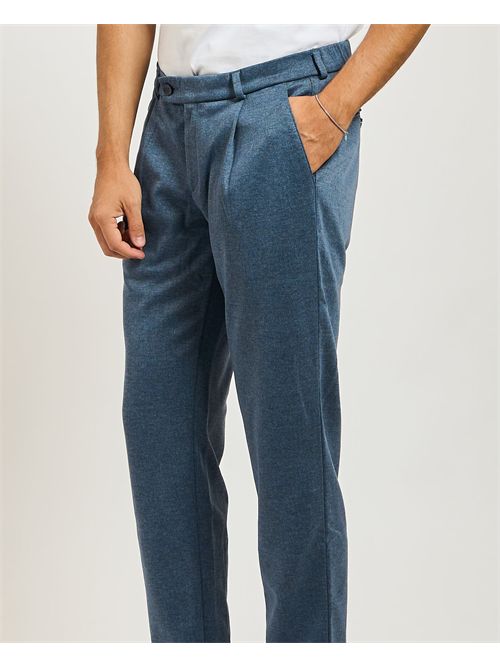 Bugatti men's trousers with pleats BUGATTI | 4236-86843D370