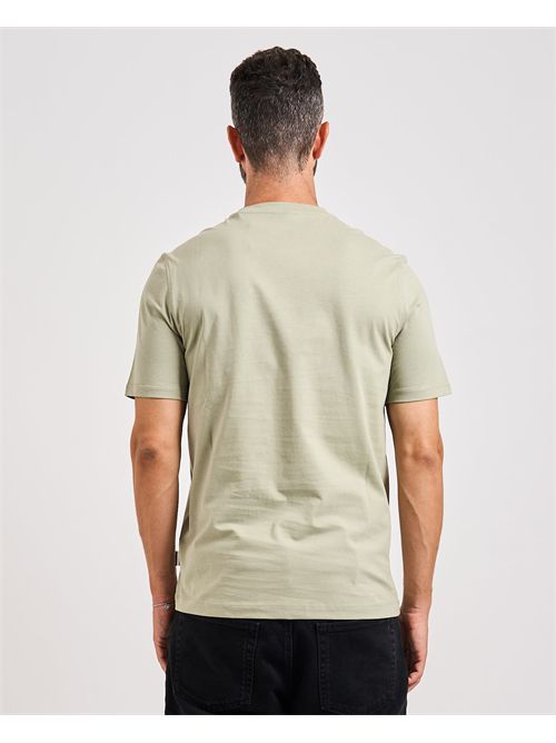 Bugatti men's basic t-shirt with logo BUGATTI | 8350-85040D130