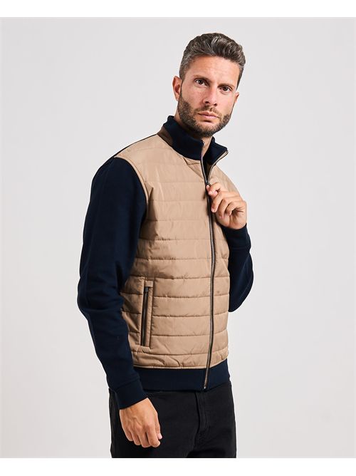 Bugatti men's sweatshirt with fabric sleeves BUGATTI | 8700-85051D040