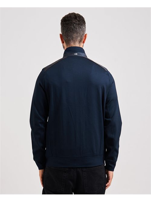 Bugatti men's full zip sweatshirt with high collar BUGATTI | 8750-85171D390
