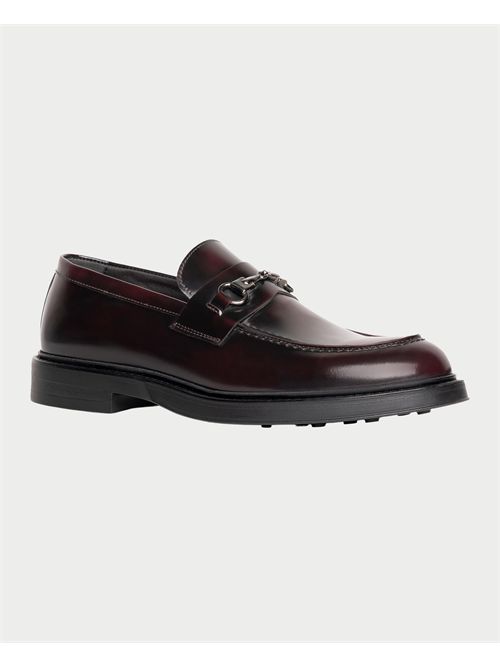 Mocassini uomo Exton in vera pelle con fibbia EXTON | 274BORDEAUX