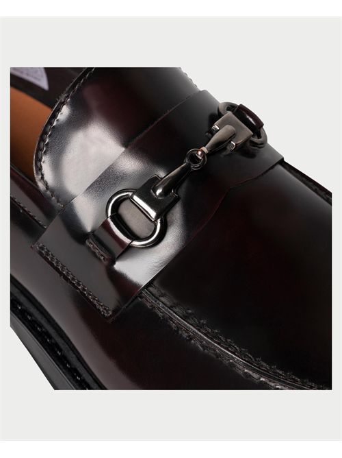 Mocassini uomo Exton in vera pelle con fibbia EXTON | 274BORDEAUX