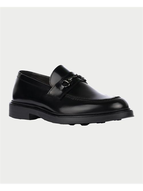 Mocassini uomo Exton in vera pelle con fibbia EXTON | 274NERO