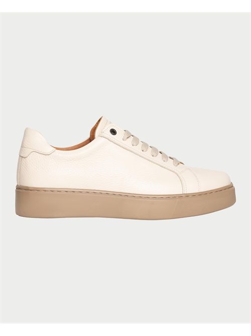 Sneakers Uomo Exton in Pelle Martellata EXTON | 351LATTE