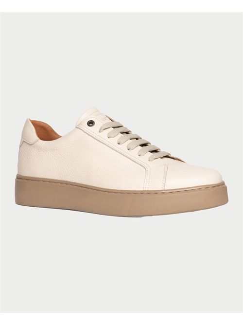 Sneakers Uomo Exton in Pelle Martellata EXTON | 351LATTE