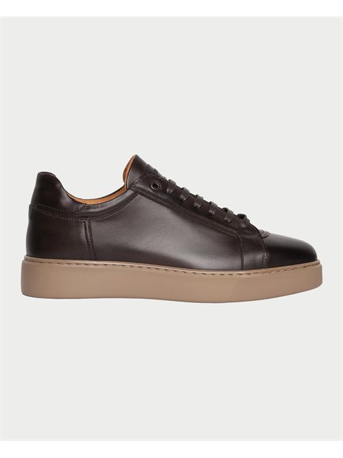 Sneakers uomo Exton in vera pelle EXTON | 353CIOCCOLATO