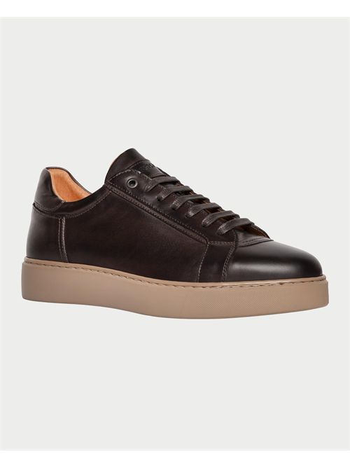 Sneakers uomo Exton in vera pelle EXTON | 353CIOCCOLATO