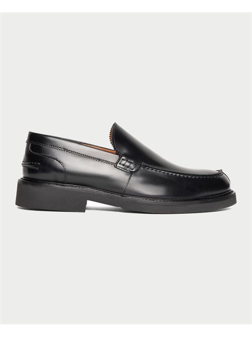 Mocassino College Exton Liscio Abrasivato Nero EXTON | 433NERO