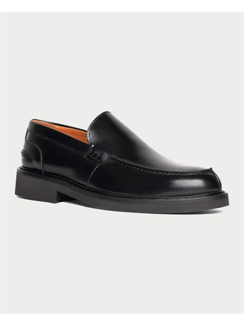 Mocassino College Exton Liscio Abrasivato Nero EXTON | 433NERO