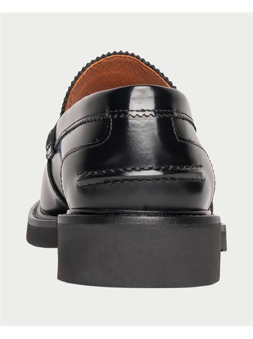 Mocassino College Exton Liscio Abrasivato Nero EXTON | 433NERO