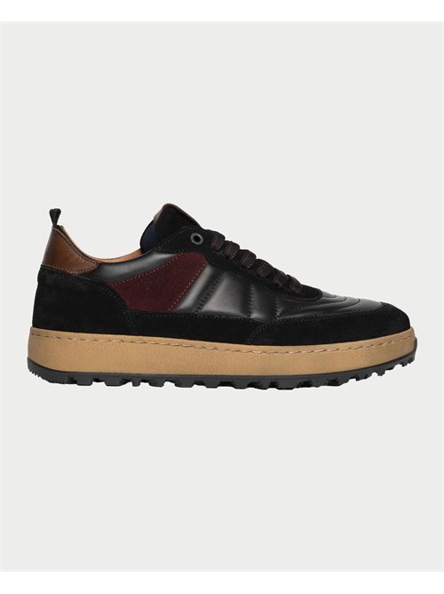 Sneakers uomo Exton in camoscio e pelle EXTON | 500NERO