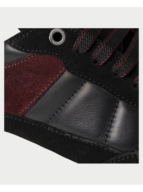 Sneakers uomo Exton in camoscio e pelle EXTON | 500NERO