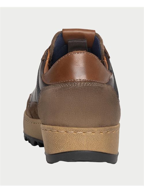 Sneakers uomo Exton in camoscio e pelle EXTON | 500TABACCO