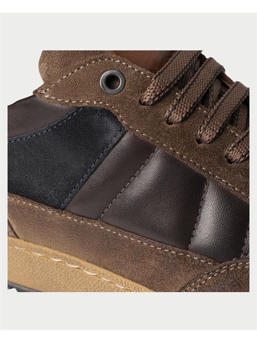Sneakers uomo Exton in camoscio e pelle EXTON | 500TABACCO