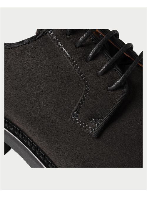 Scarpe uomo Exton stringate in camoscio  EXTON | 681FUMO